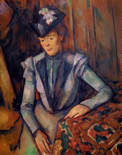 Femme en bleu (Madame Cézanne) 1900-02 - Paul Cézanne